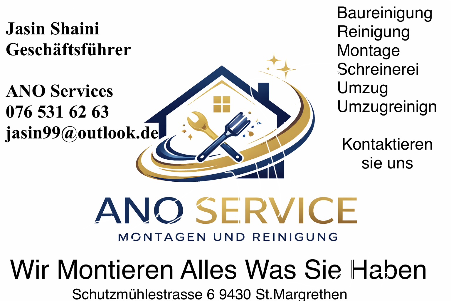 ANO Services by Shaini Logo